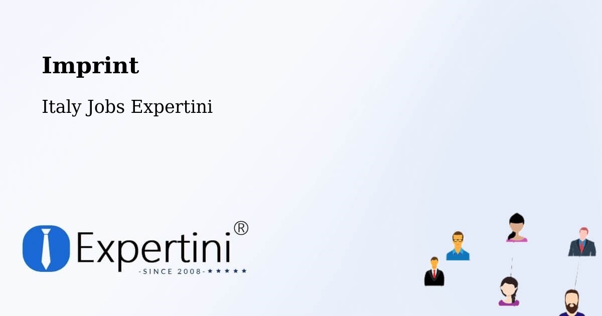 Imprint – Fanna - Italy Jobs Expertini