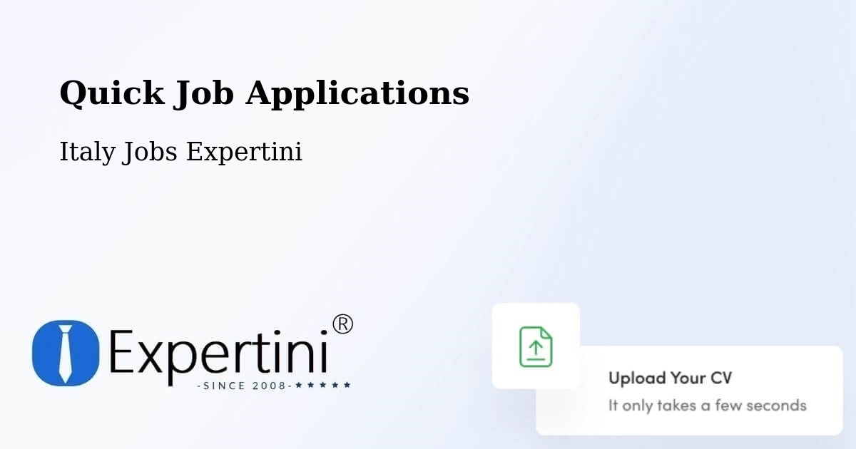Quick Apply Feature – Fanna - Italy Jobs Expertini