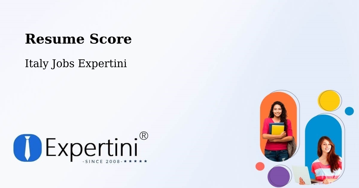 Resume Score & Job Description Match Tool – Fanna - Italy Jobs Expertini